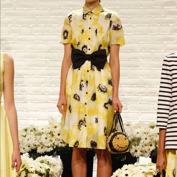 kate spade Dresses & Skirts - Kate Spade Sunny Daisy Organza 100% Silk Dress
